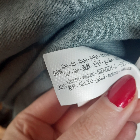 Nwt Zara Limited Edition Linen Blend  Draped Maxi Dress - Picture 6 of 16